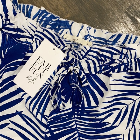 HAGEL BLUE PALM SHORTS - Picture 3 of 5